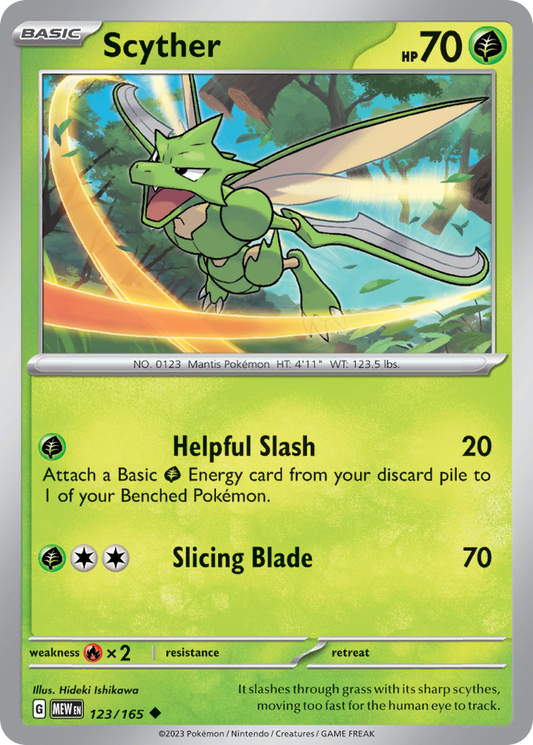 123/165 - Scyther - [Uncommon]