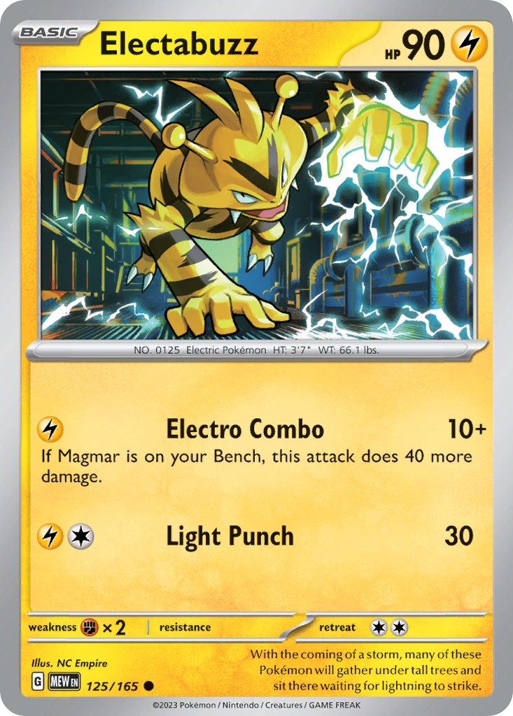 125/165 - Electabuzz - [Common]