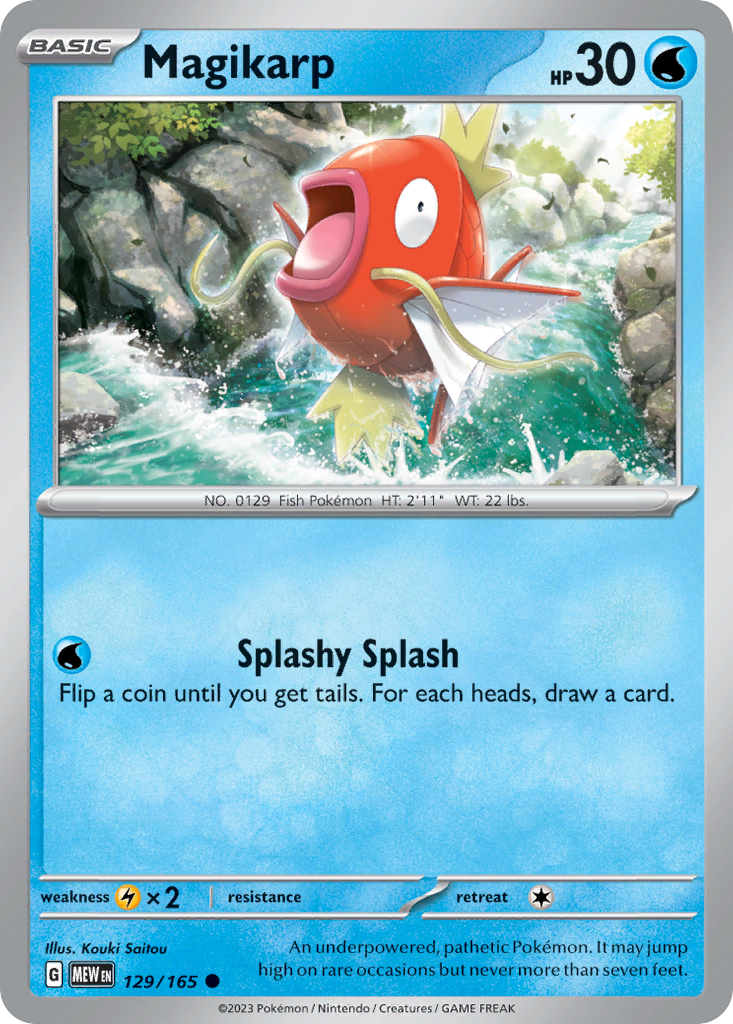 129/165 - Magikarp - [Common]