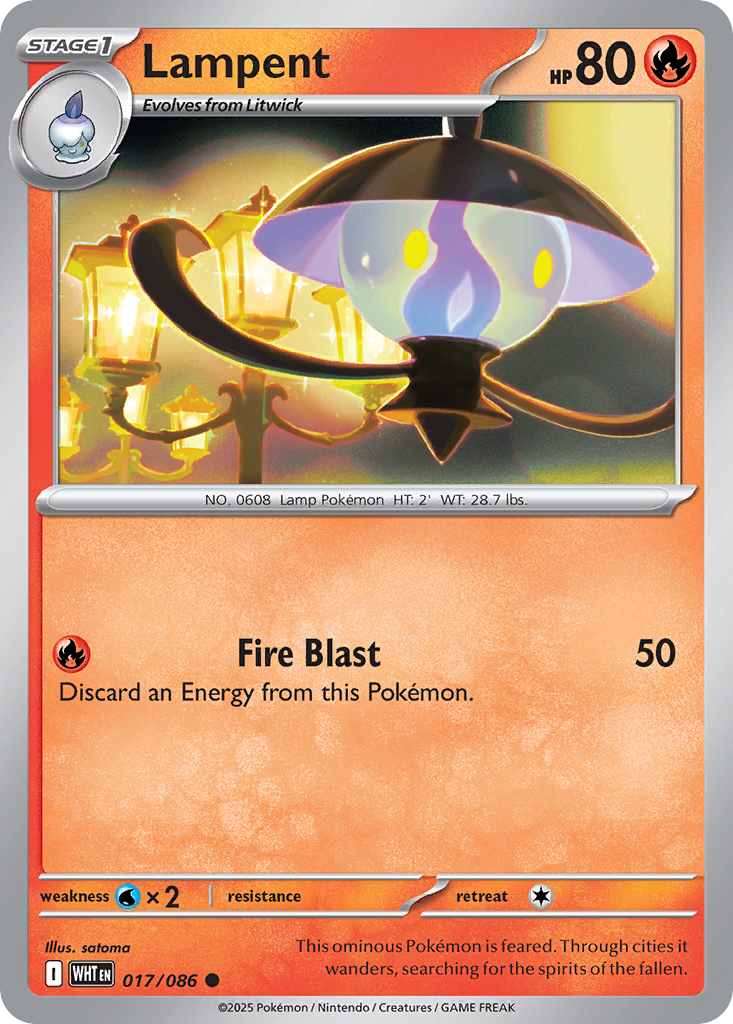 017/086 - Lampent - [Common] - Reverse Holo