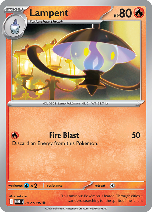 017/086 - Lampent - [Common] - Reverse Holo