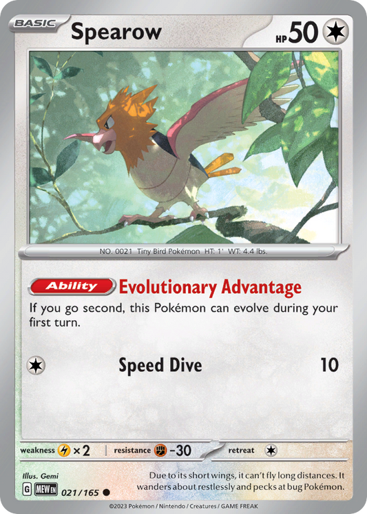 021/165 - Spearow - [Common]