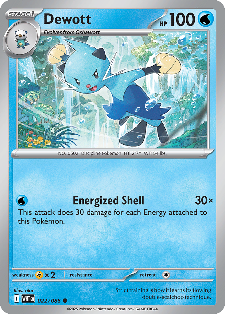 022/086 - Dewott - [Common] - Reverse Holo