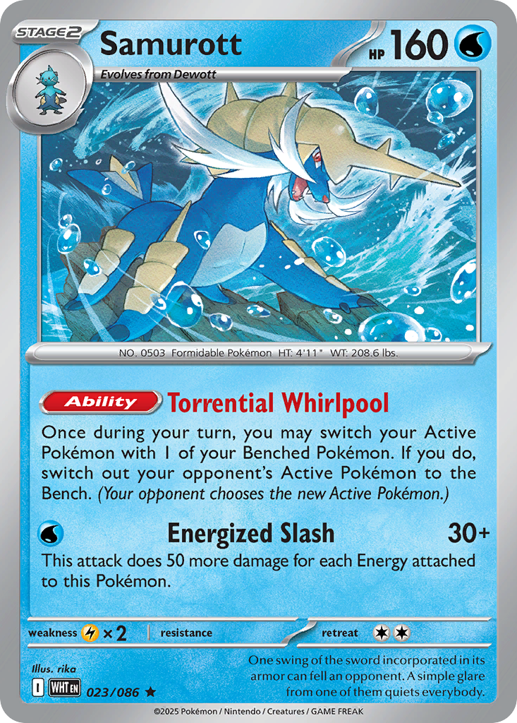 023/086 - Samurott - [Rare] - Holo