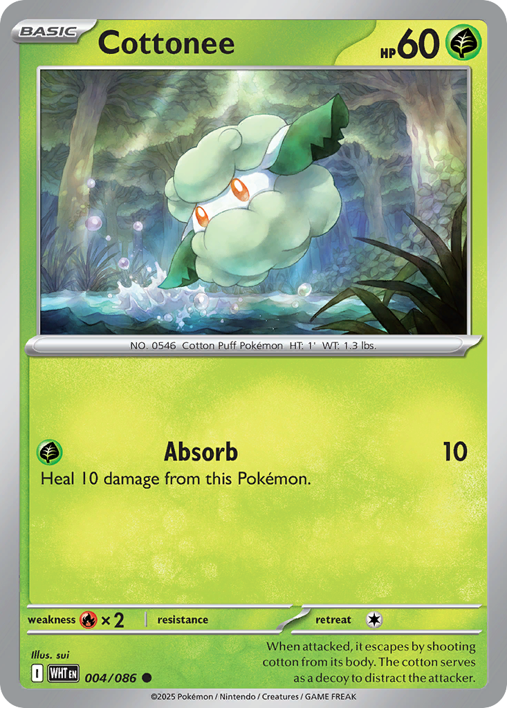 004/086 - Cottonee - [Common] - Reverse Holo