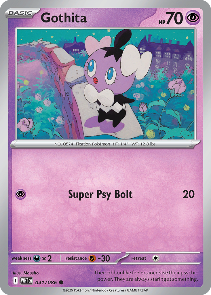041/086 - Gothita - [Common] - Reverse Holo