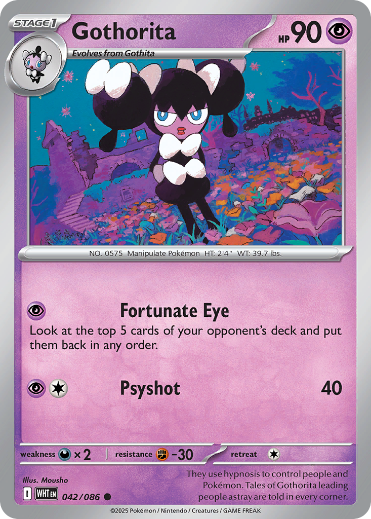 042/086 - Gothorita - [Common] - Reverse Holo