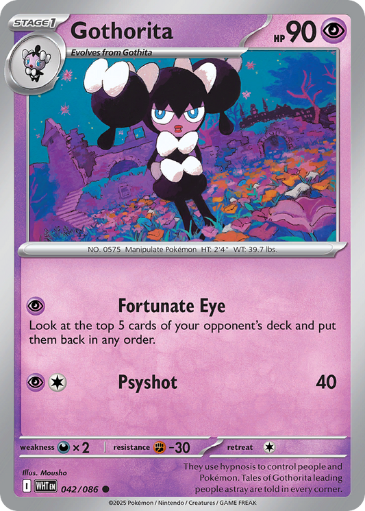 042/086 - Gothorita - [Common] - Reverse Holo