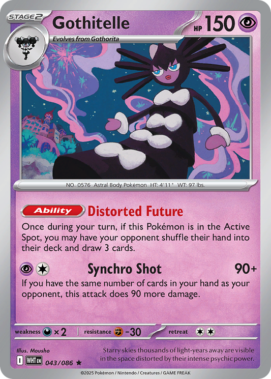 043/086 - Gothitelle - [Rare] Holo