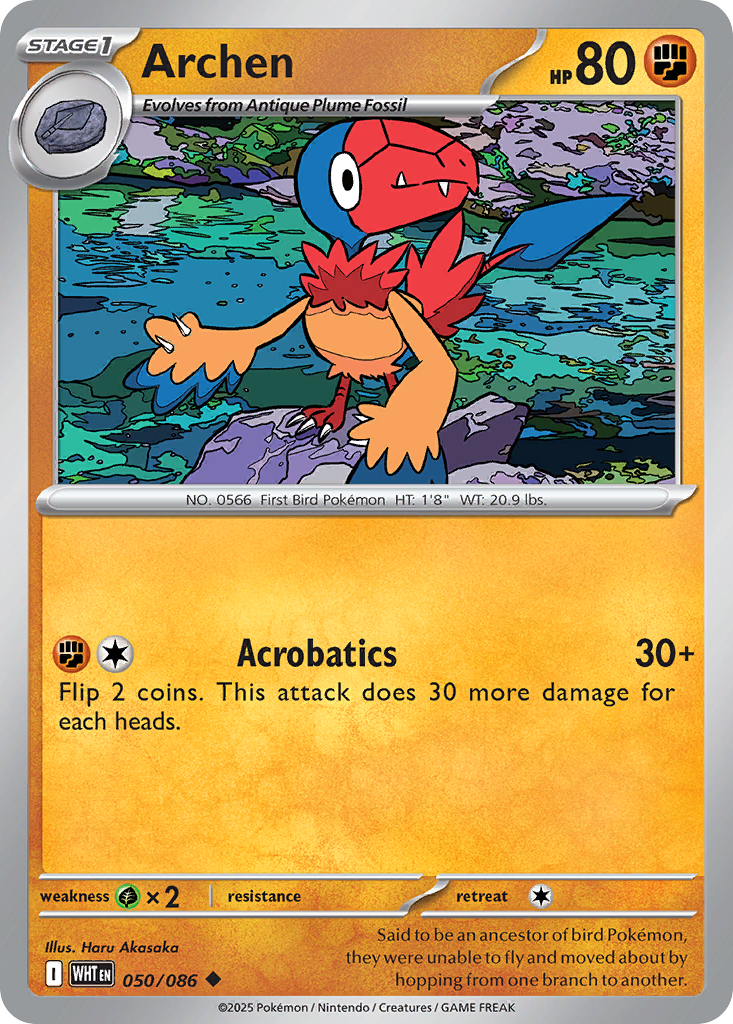 050/086 - Archen - [Uncommon] - Reverse Holo