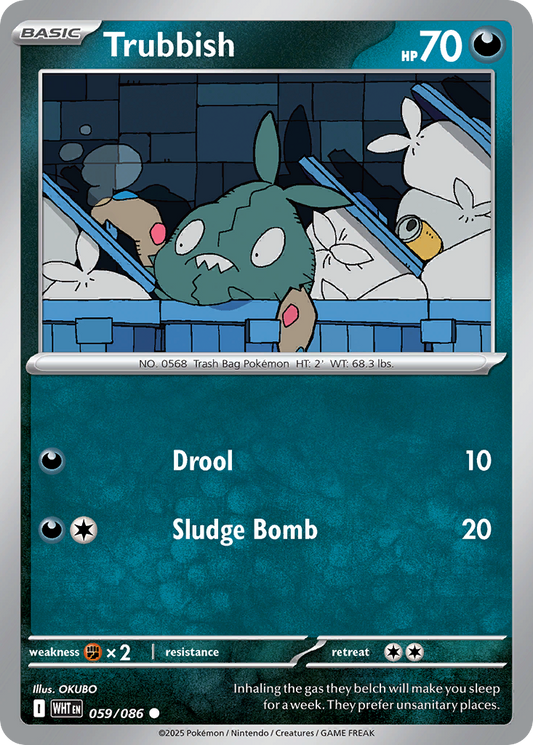 059/086 - Trubbish - [Common] - Reverse Holo
