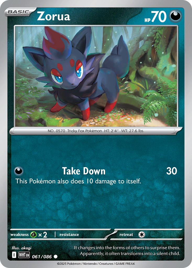 061/086 - Zorua - [Common] - Reverse Holo