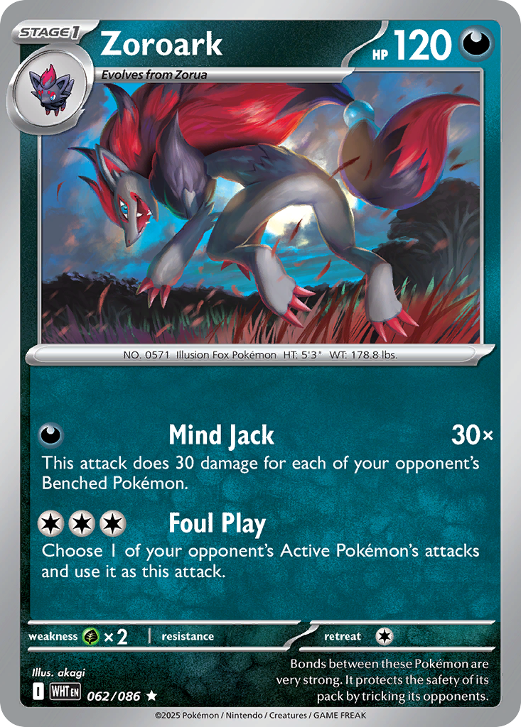 062/086 - Zoroark - [Rare] Holo