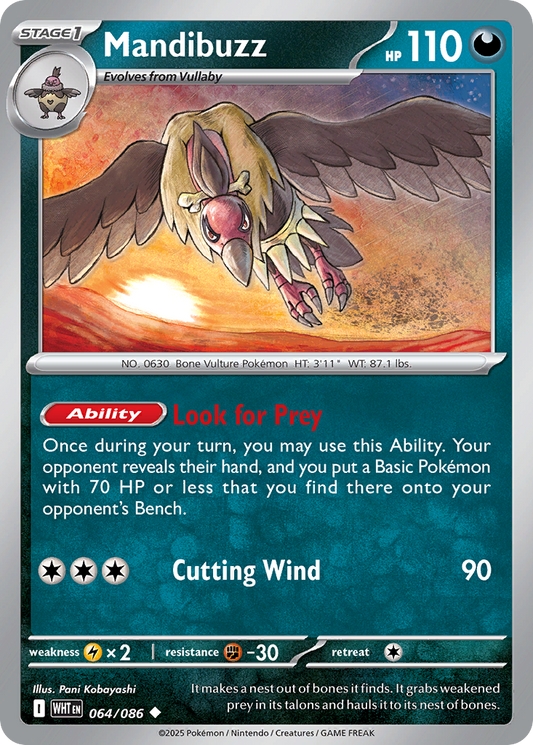 064/086 - Mandibuzz - [Uncommon] - Reverse Holo