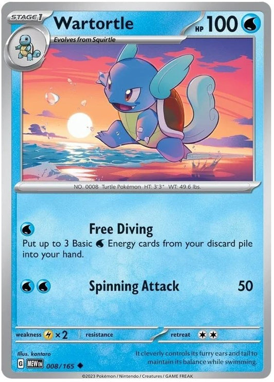 008/165 - Wartortle - [Uncommon]